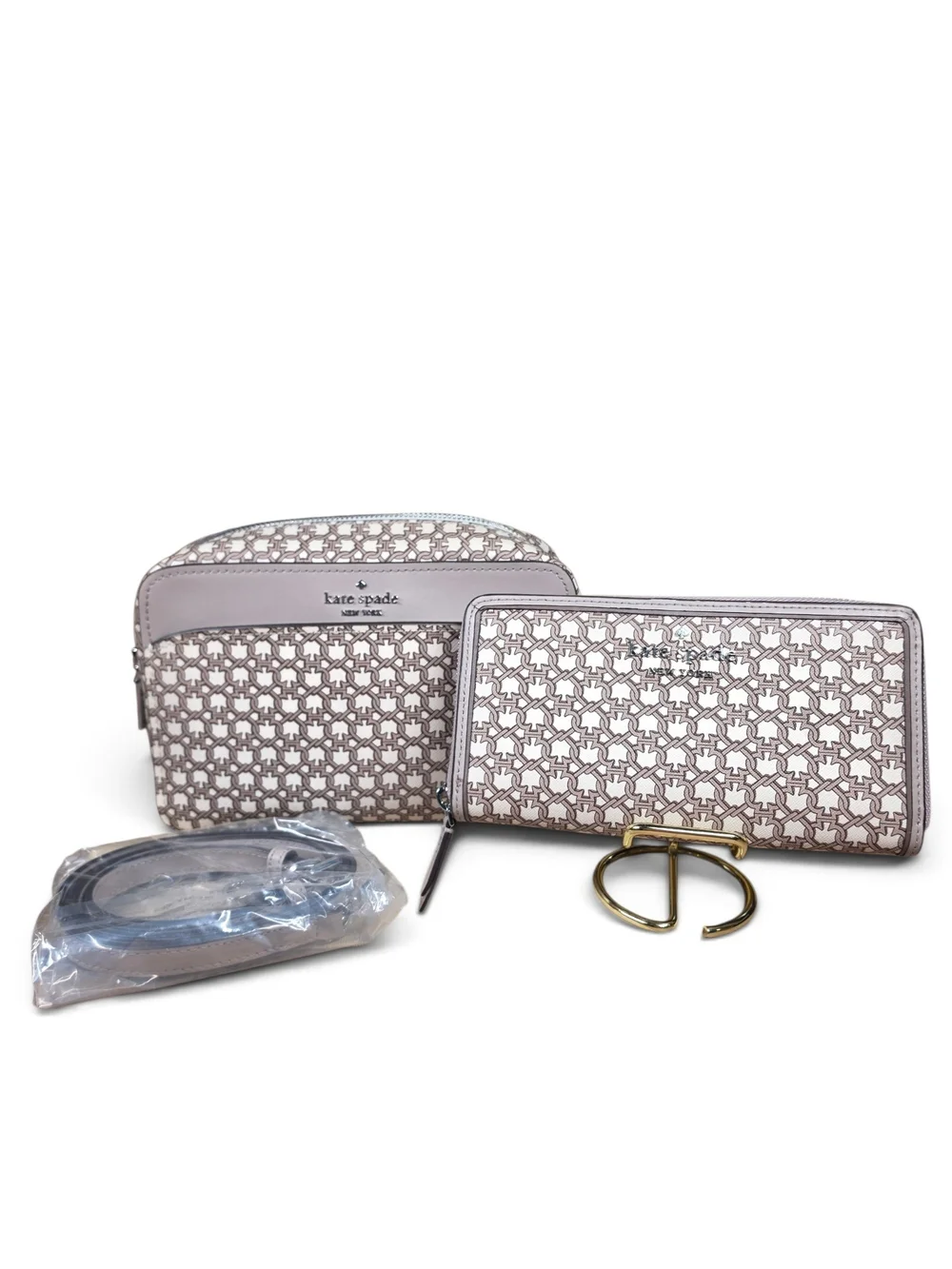 kate spade SPADE LINK Camera Crossbody w/ Wallet Set (Combined Retail $508)